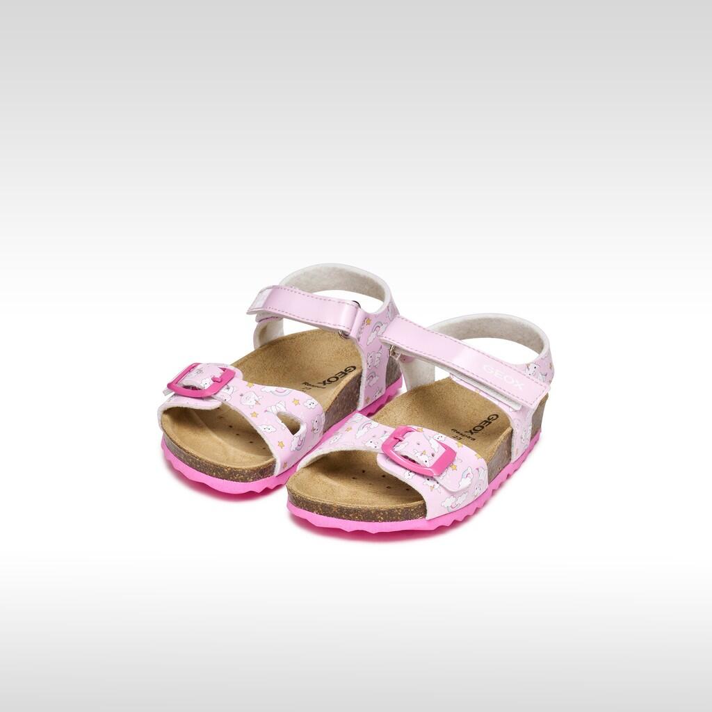Sandales Bébé Fille B SANDAL CHALKI GIRL Rose/Multicolore 3/7