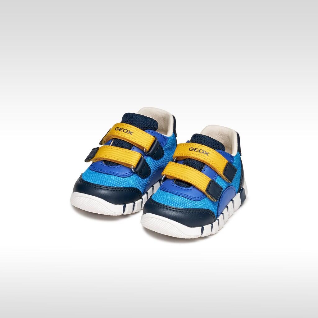 Premiers Pas Bébé Garçon IUPIDOO BABY BOY Bleu Ciel/Bleu Marine 3/7