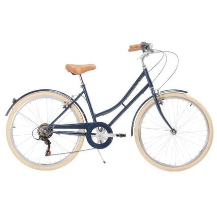 Vélo de Ville Vintage Capri Valentina 26" 6 Vitesses - Space Blue