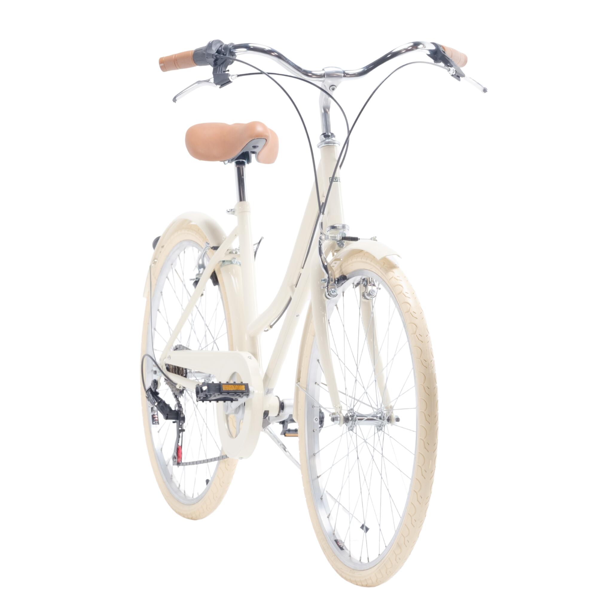 Bicicleta de Passeio Vintage Capri Valentina 26" 6 Velocidades - Creme 2/7