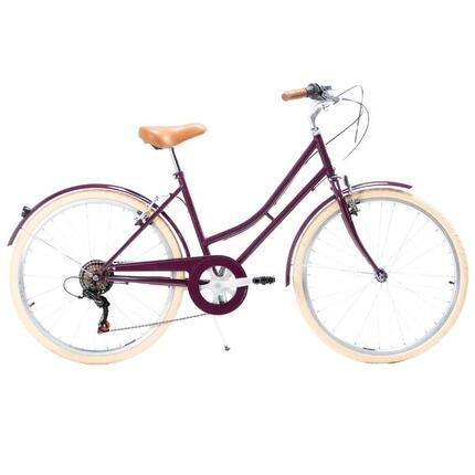Vélo de Ville Vintage Capri Valentina 26" 6 Vitesses - Ultra Violet