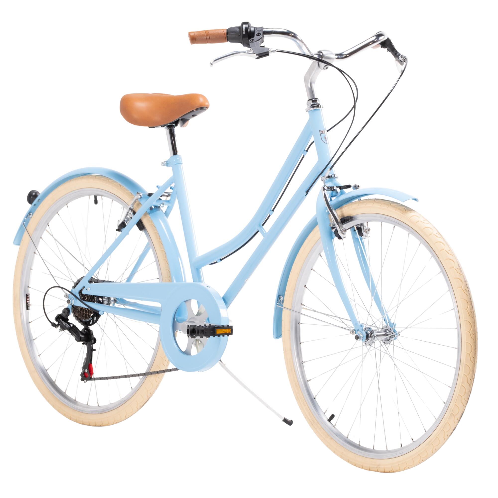 Bicicleta de Passeio Vintage Capri Valentina 26" 6 Velocidades - Pastel Blue 2/7