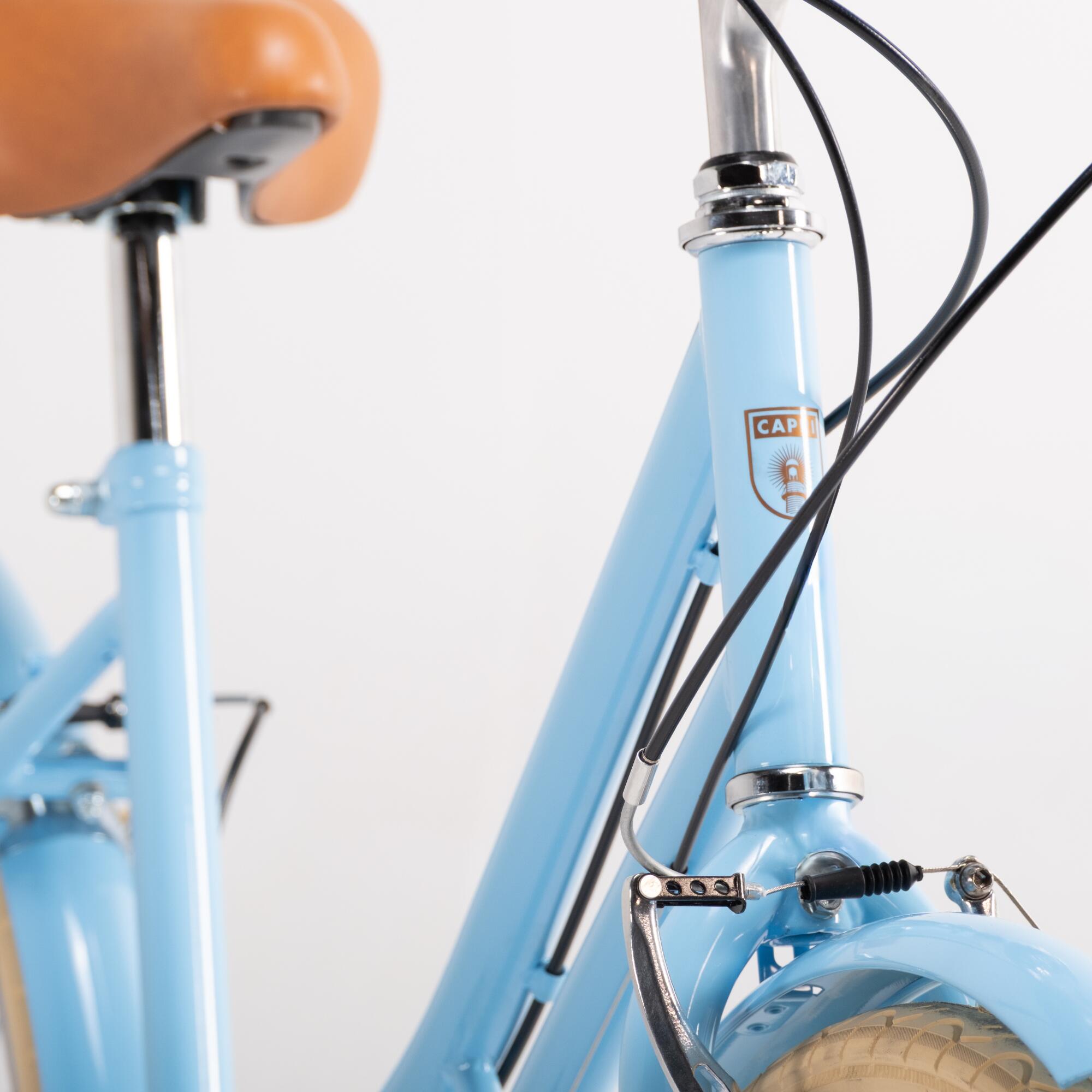 Bicicleta de Passeio Vintage Capri Valentina 26" 6 Velocidades - Pastel Blue 4/7