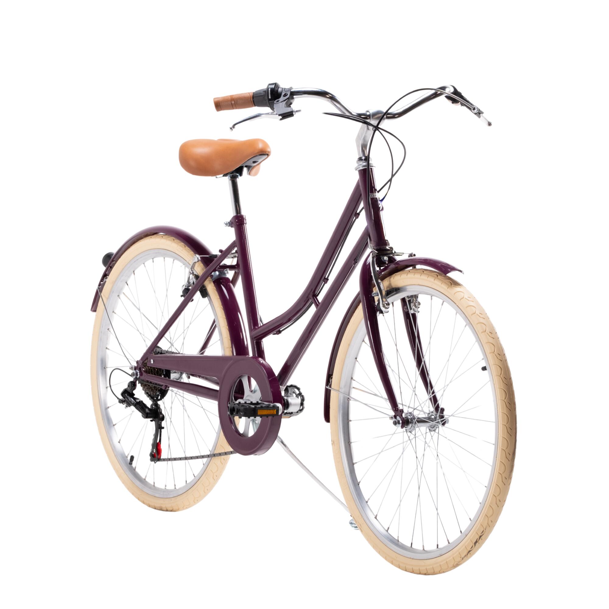 Bicicleta de Passeio Vintage Capri Valentina 26" 6 Velocidades - Ultra Violet 2/7
