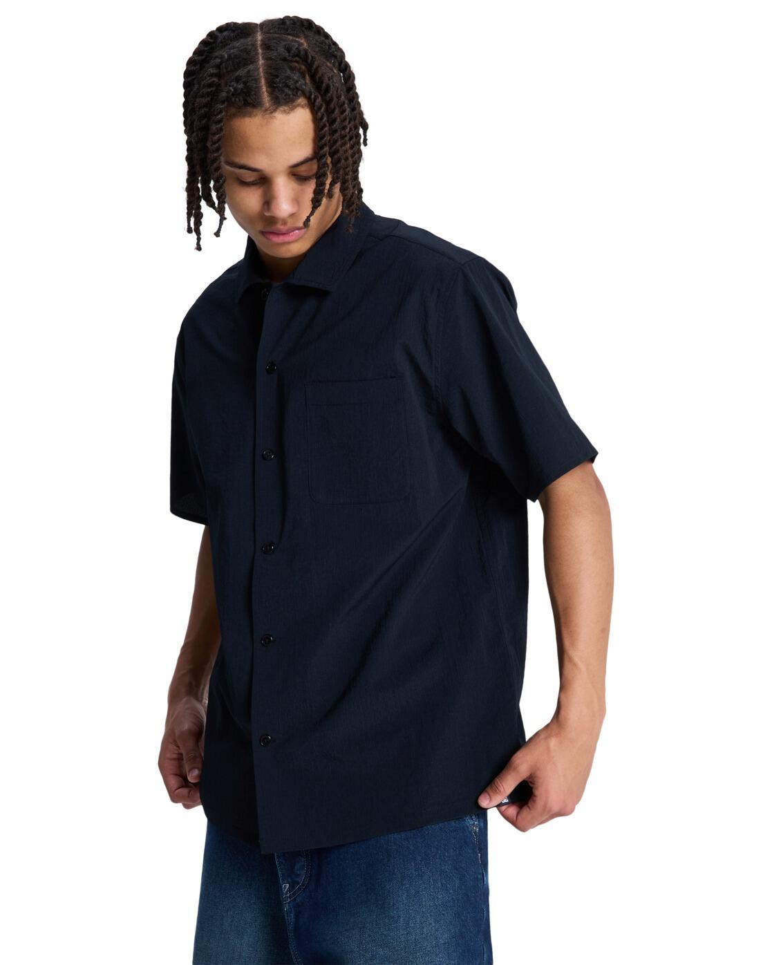 Camisa de Manga Corta FULL ON RESORT Negro Hombre 3/4