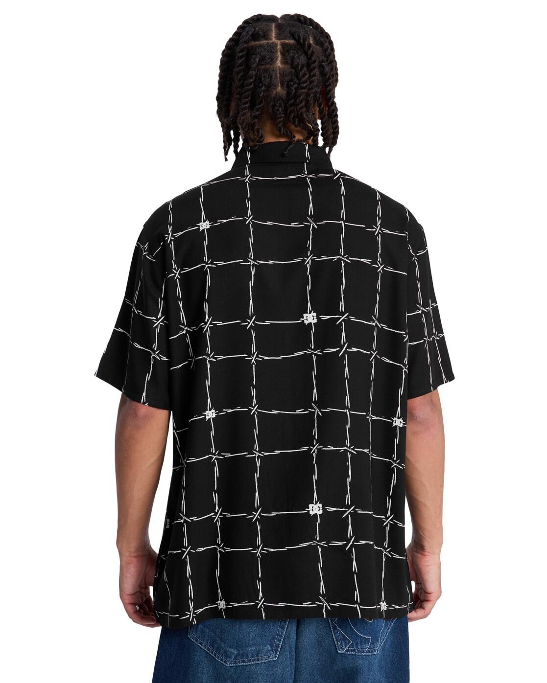Camisa de Manga Corta WIRED RESORT Negro Hombre 2/4
