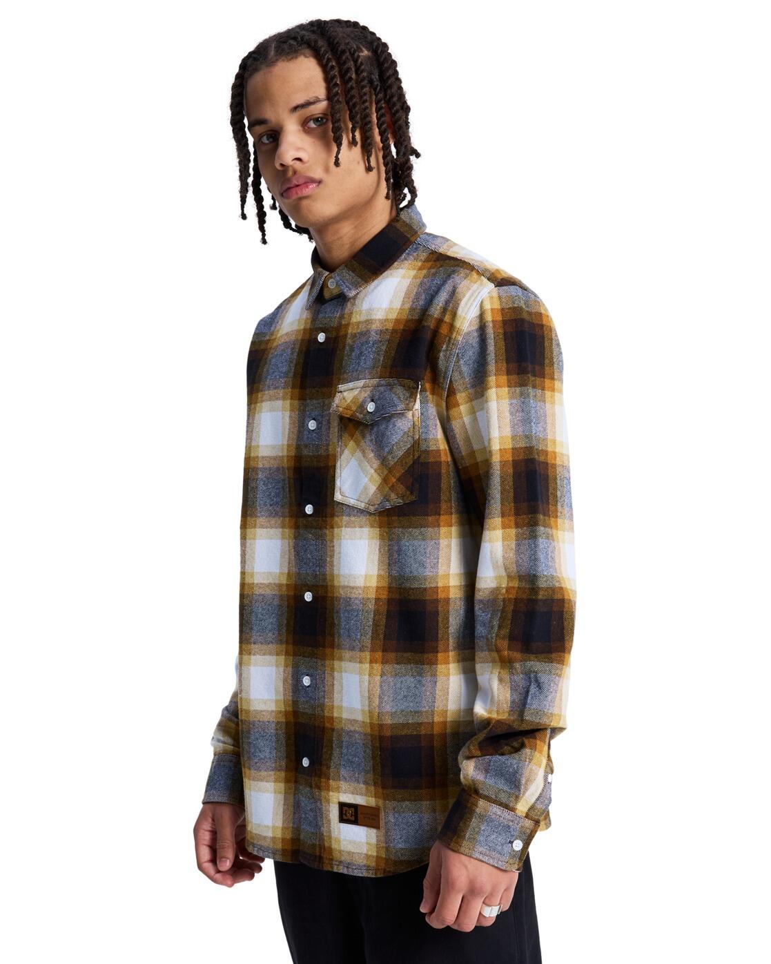 Camiseta de franela MARSHAL Marrón Hombre 4/4