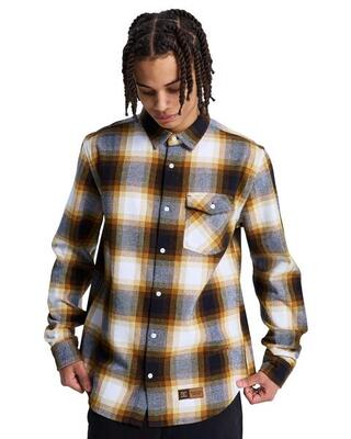 Flanellen overhemd marshal braun heren