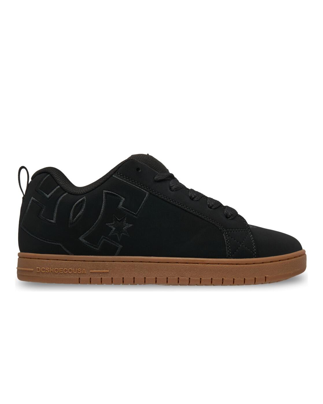 Chaussures en cuir COURT GRAFFIK Noir Homme 2/4