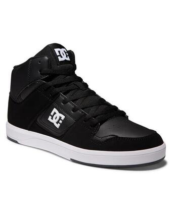 Chaussures de skate montantes en cuir Noir Homme