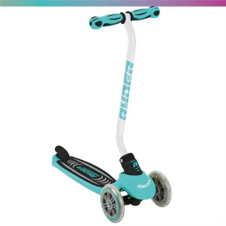 Patinete Ryder Neo LED, 3 ruedas, base antideslizante, freno trasero. 3/5