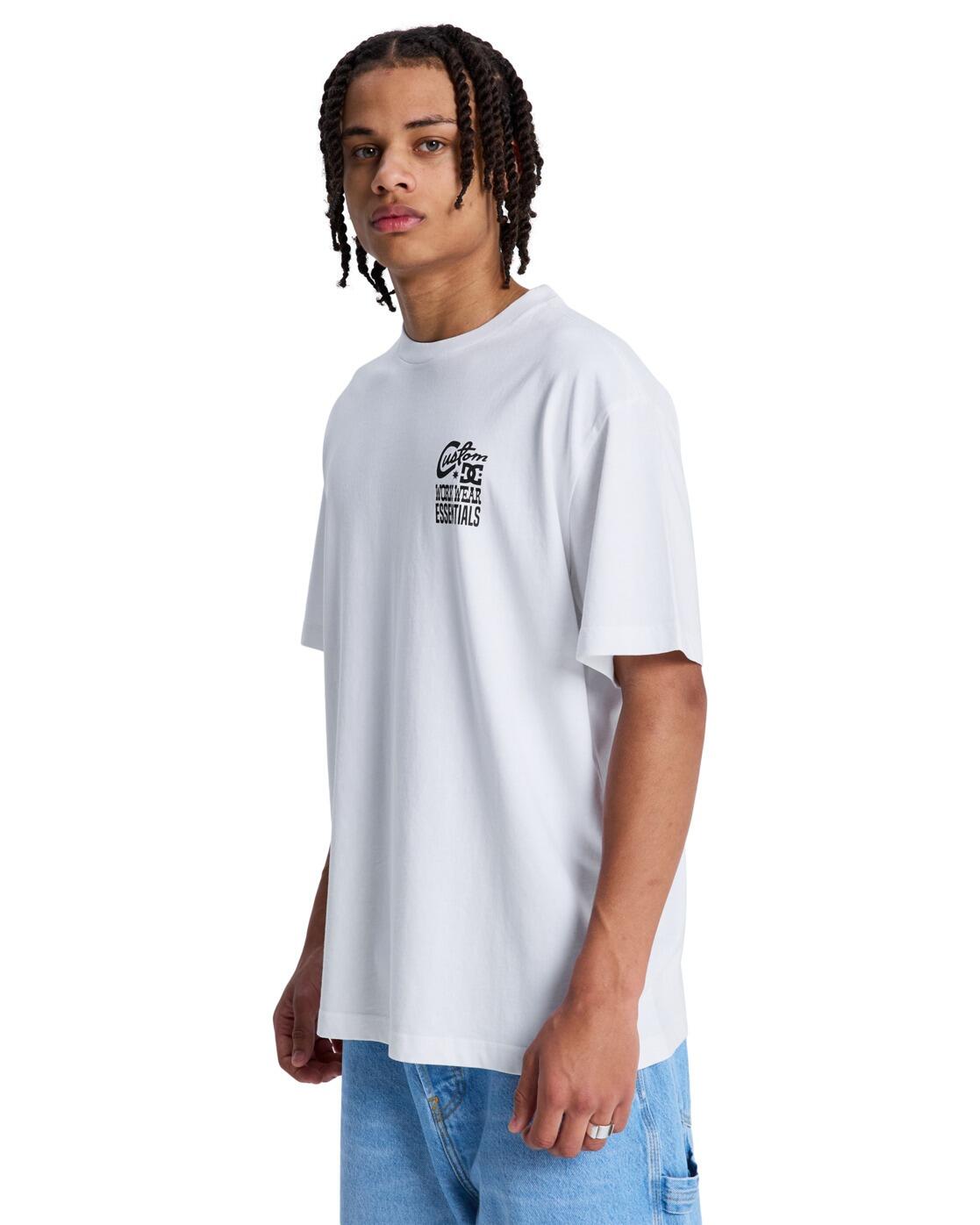 T-shirt met korte mouwen KNOTTED Weiss Heren 3/4