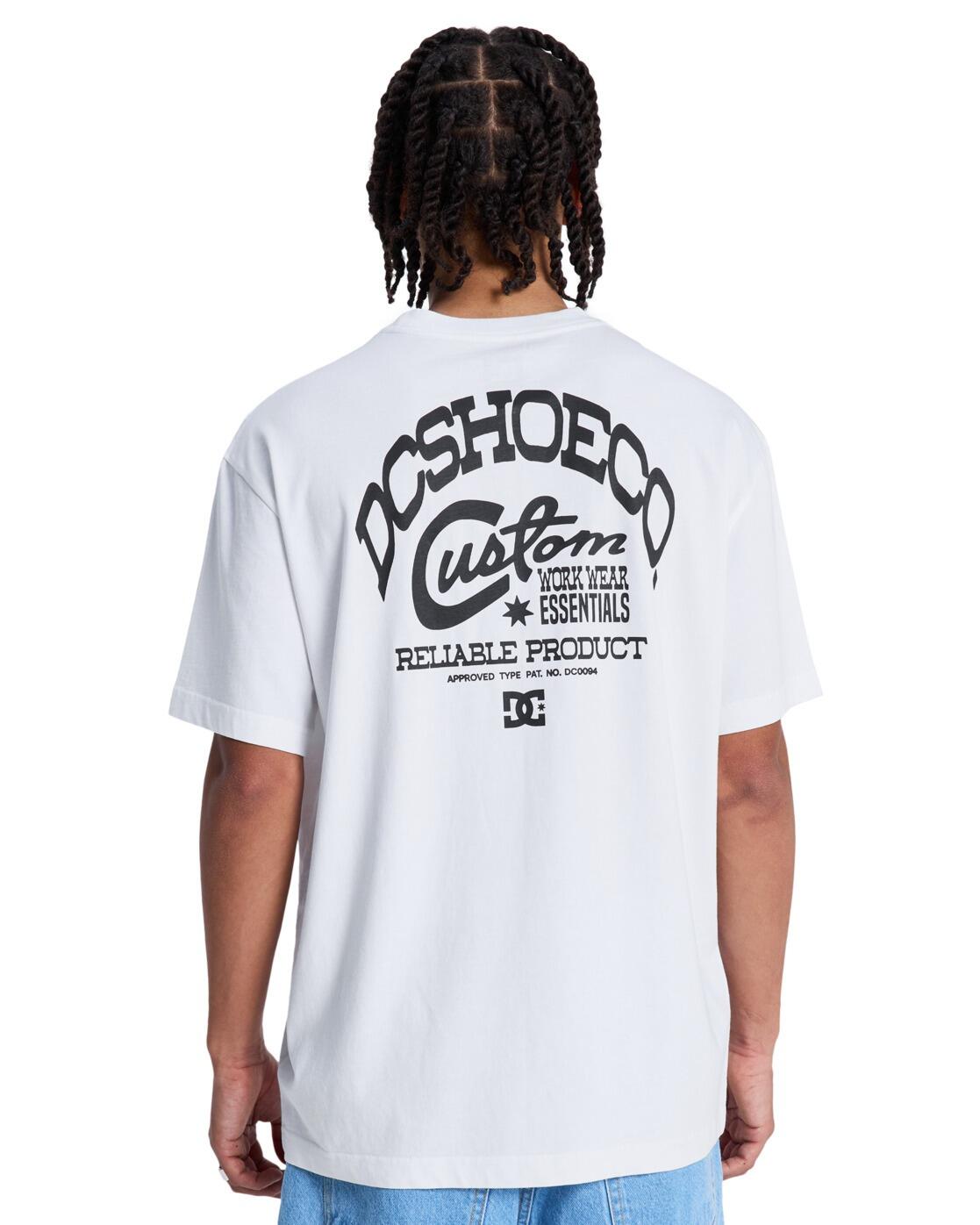 T-shirt met korte mouwen KNOTTED Weiss Heren 2/4