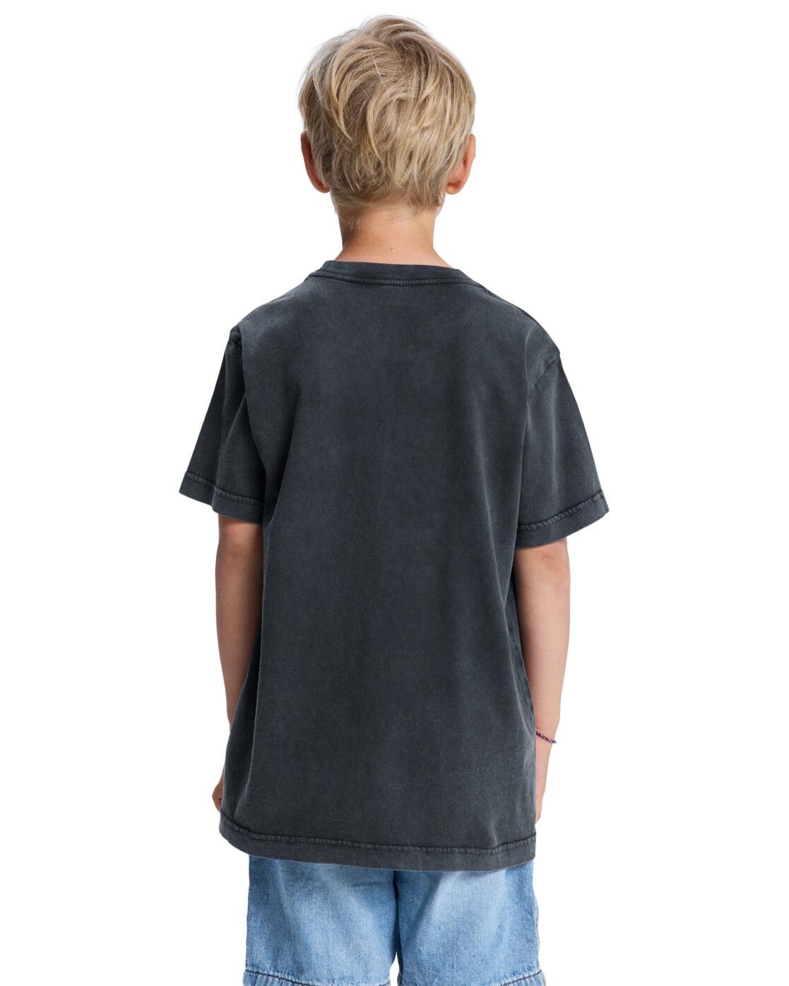 Camiseta de manga corta SKULL STORM Negro Niño 2/4