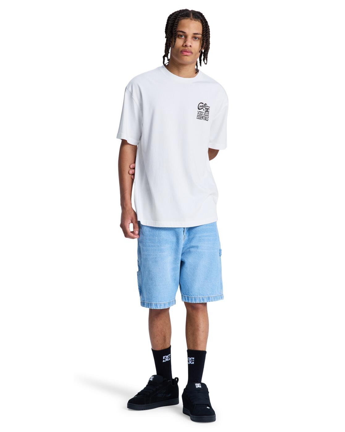 T-shirt met korte mouwen KNOTTED Weiss Heren 4/4