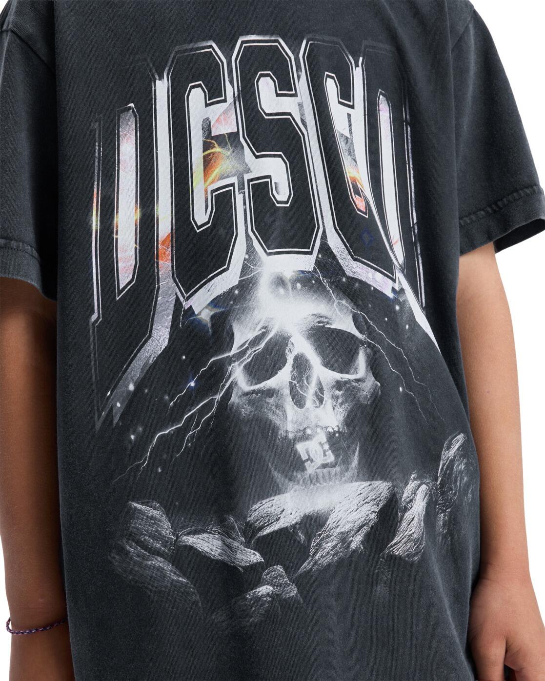 Camiseta de manga corta SKULL STORM Negro Niño 4/4