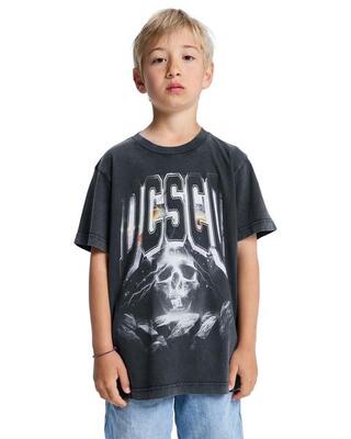 T-shirt met korte mouwen skull storm schwarz jongens 8-16