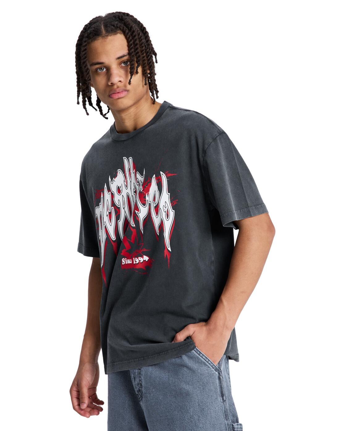 T-Shirt à manches courtes Noir Homme 4/4