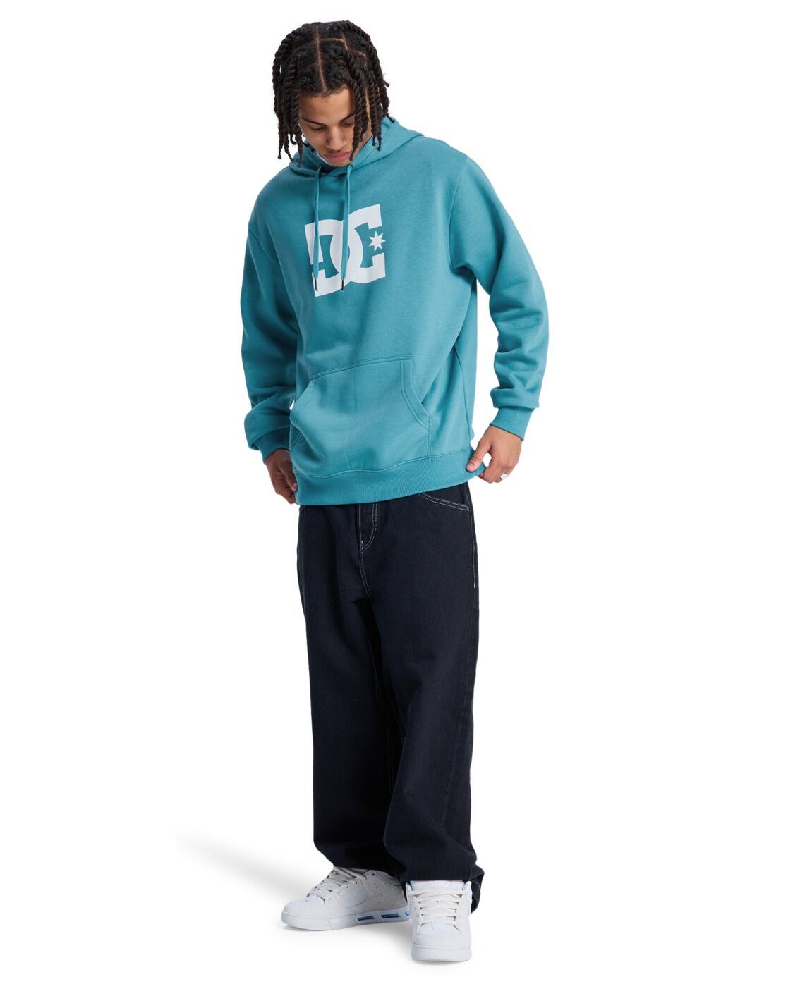Hoodie DC STAR Blau Heren 3/4