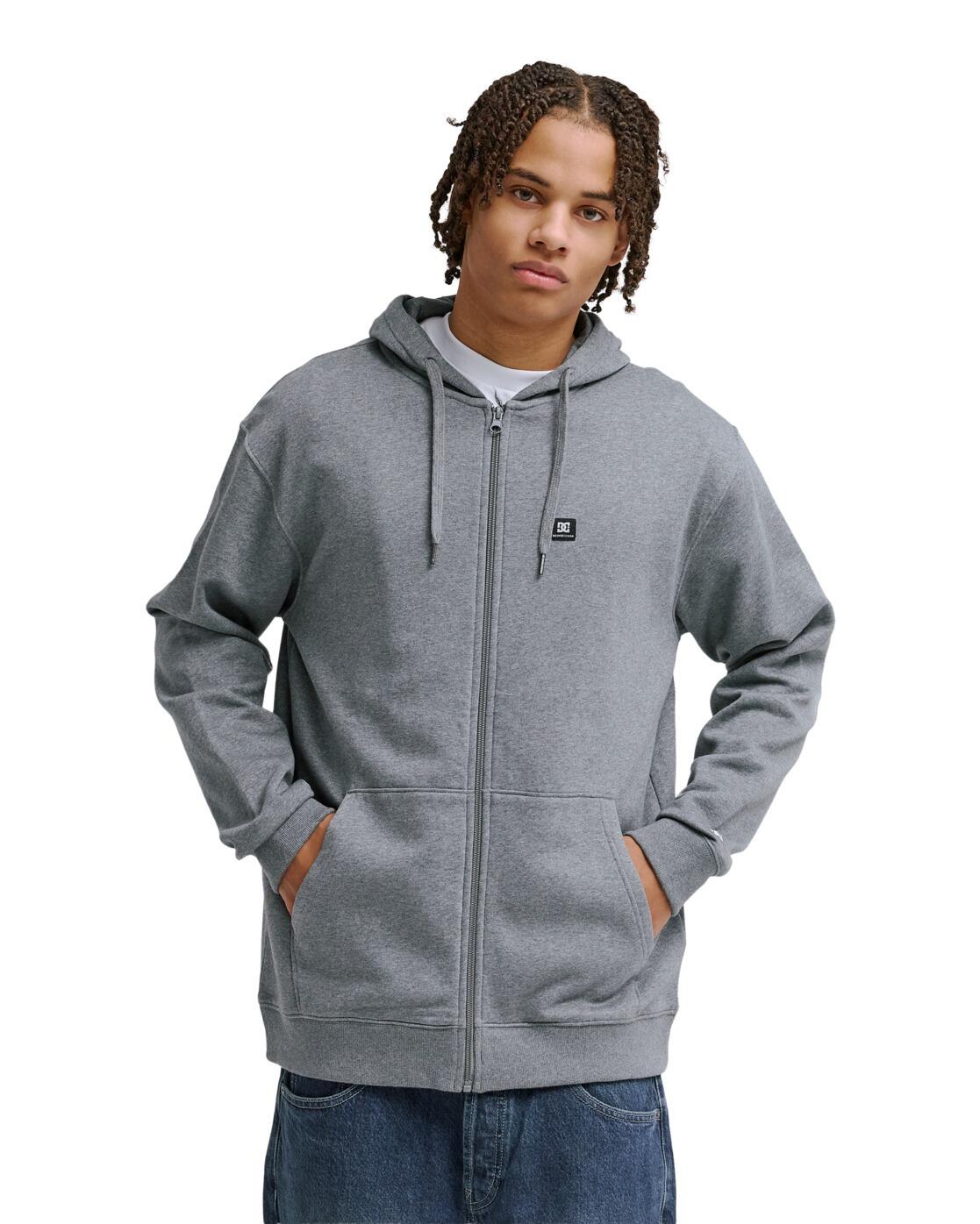 Sweat-shirt avec fermeture à capuche pour homme gris foncé Bolf HW2787 CIEMNOSZARY