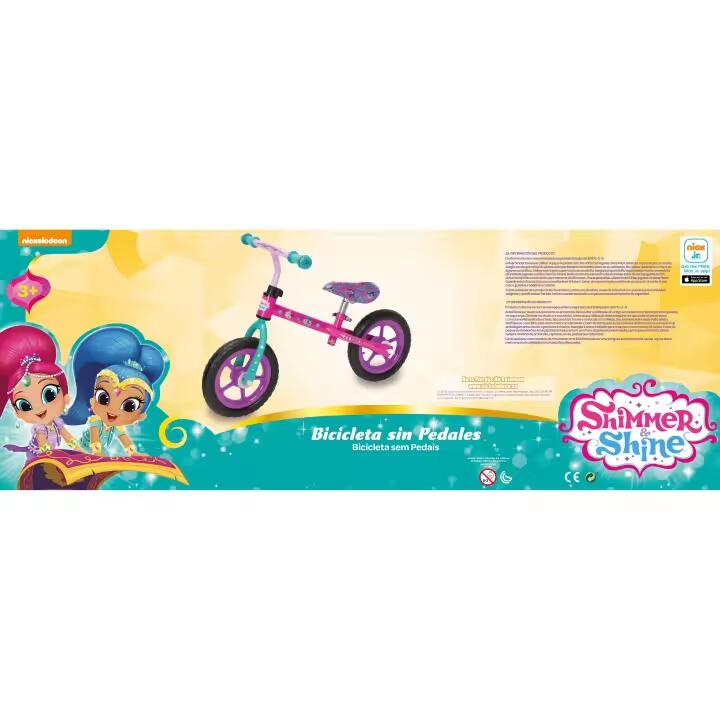 Bicicleta Sin Pedales Shimmer & Shine Sillín Manillar Ajustables (2702) 2/2