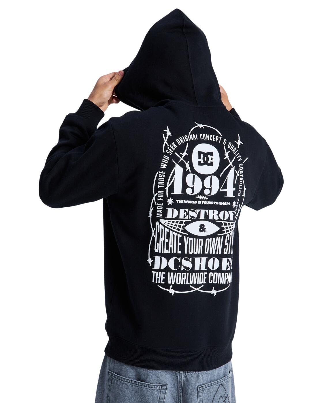 Sudadera con Capucha SHAPE OR DESTROY Negro Hombre 2/4