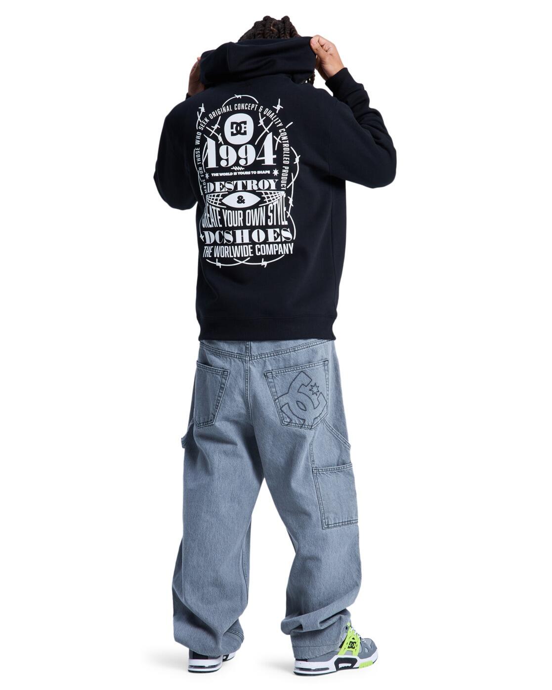 Sudadera con Capucha SHAPE OR DESTROY Negro Hombre 4/4