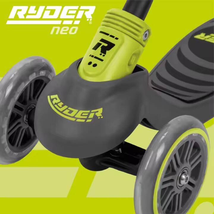 Patinete Ryder Neo, 3 ruedas, base antideslizante, freno trasero. 6/7