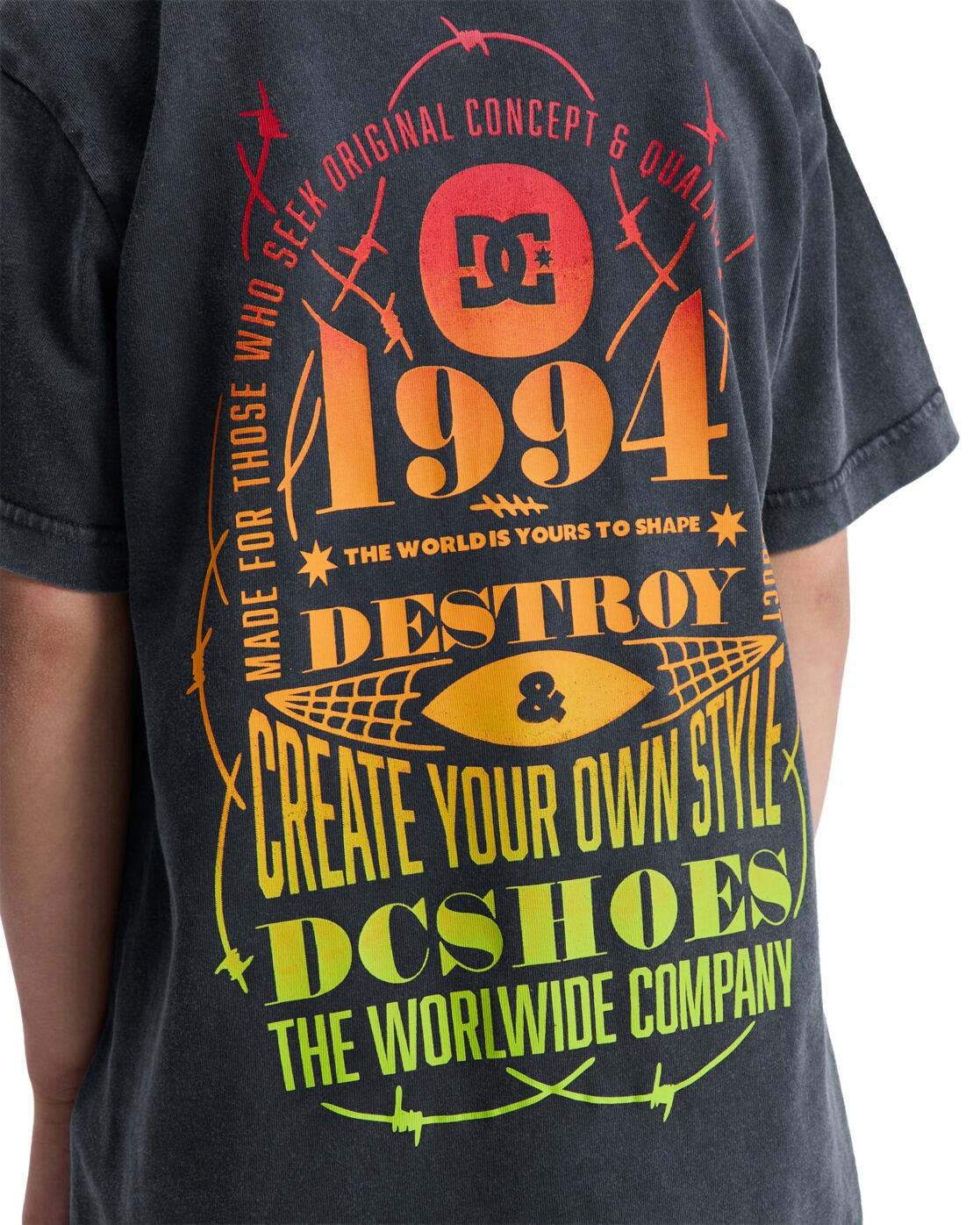T-Shirt à manches courtes SHAPE OR DESTROY Noir Garçon 4/4