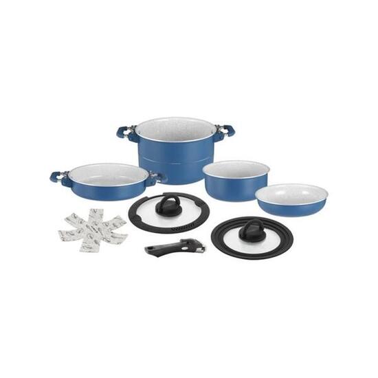 Brunner Camping Kochgeschirr Set Carezza Magnet 7-tlg Ø 20/22/24 cm