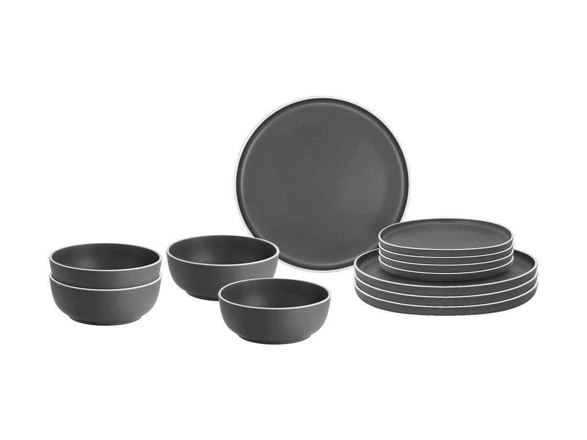 Brunner Set stoviglie Midday Dolomit Grey 12 pezzi 2/6