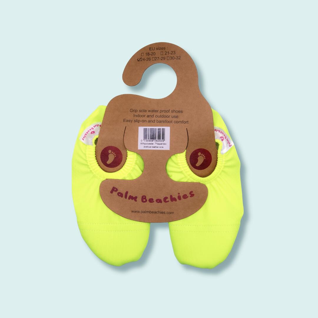 Pop Yellow - Buty do wody dla dzieci - kapcie 3/5