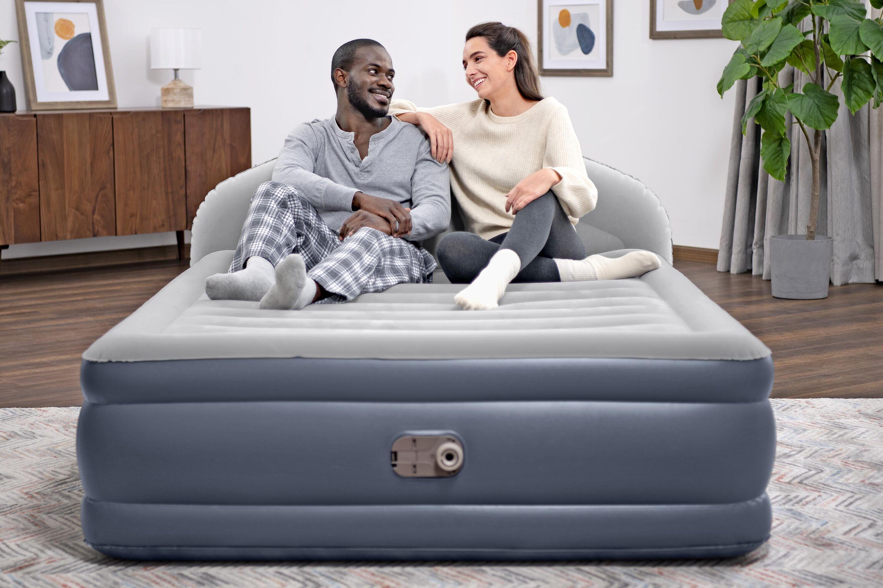 Bestway 671BD Materasso modello Queen LoungeLux con testiera da 229x152x84 cm 5/7