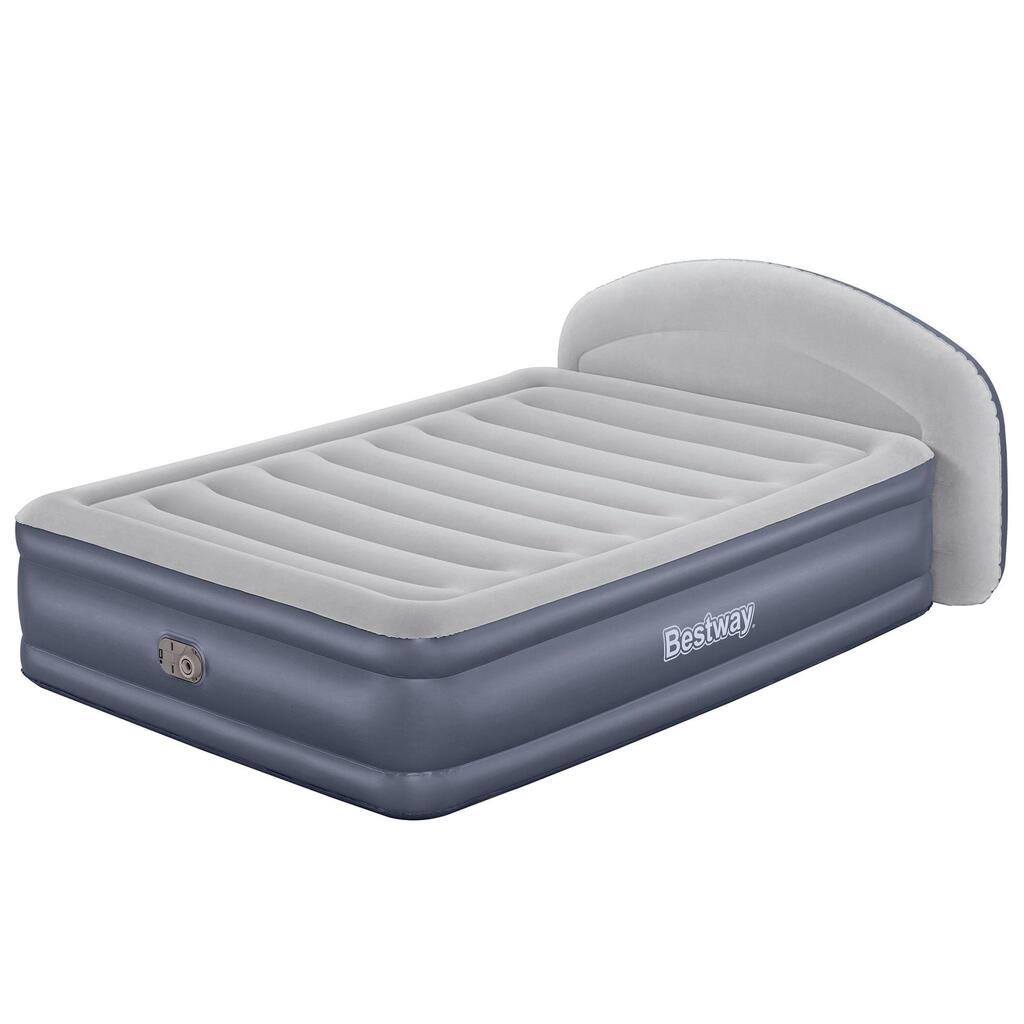 Bestway Tritech LoungeLux Headboard Quee n Air Mattress with Built-in AC Pump