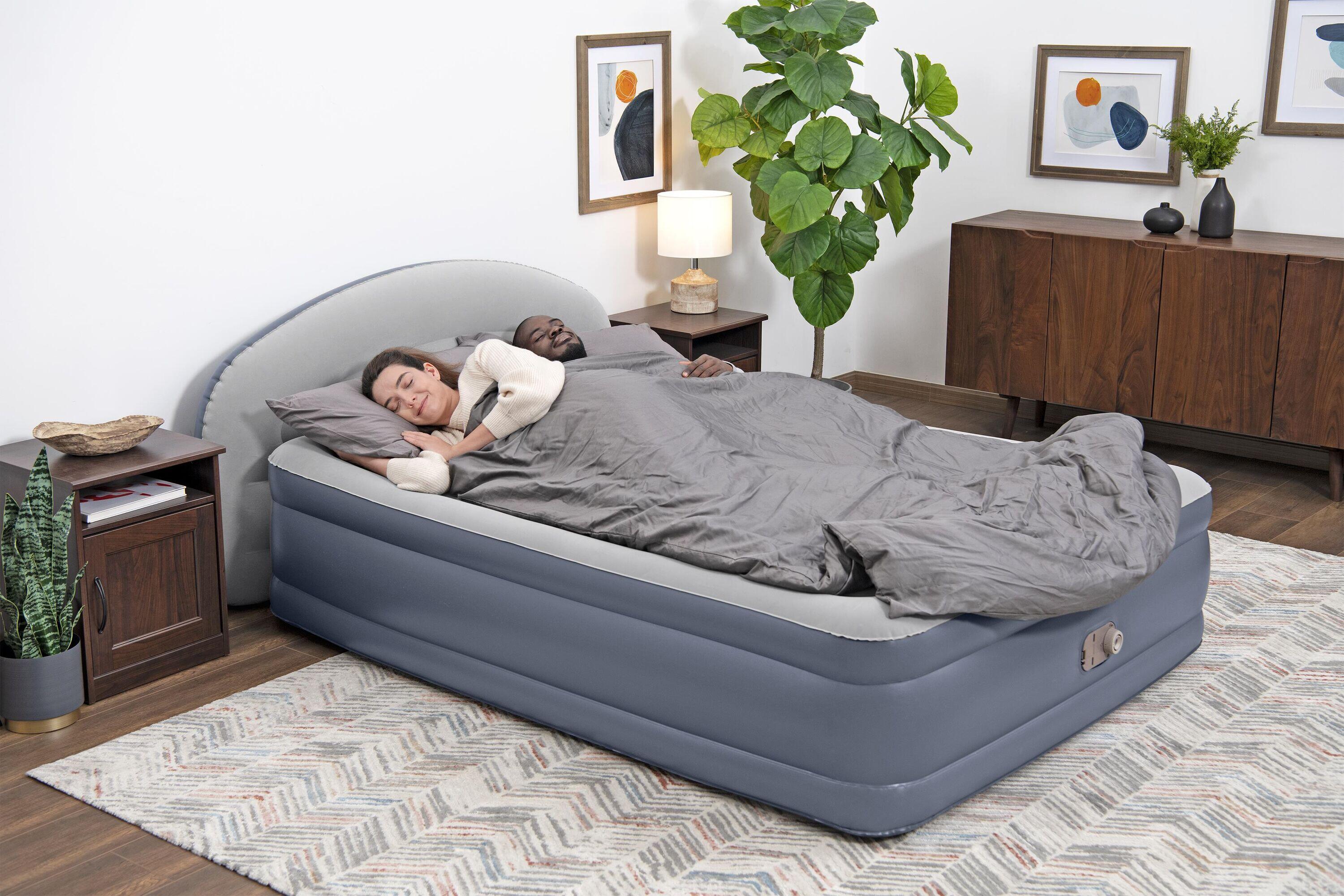 Bestway 671BD Materasso modello Queen LoungeLux con testiera da 229x152x84 cm 6/7