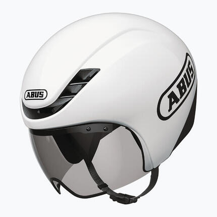 Abus casque gamechanger tt 1.1 blanc brillant l 57-61cm