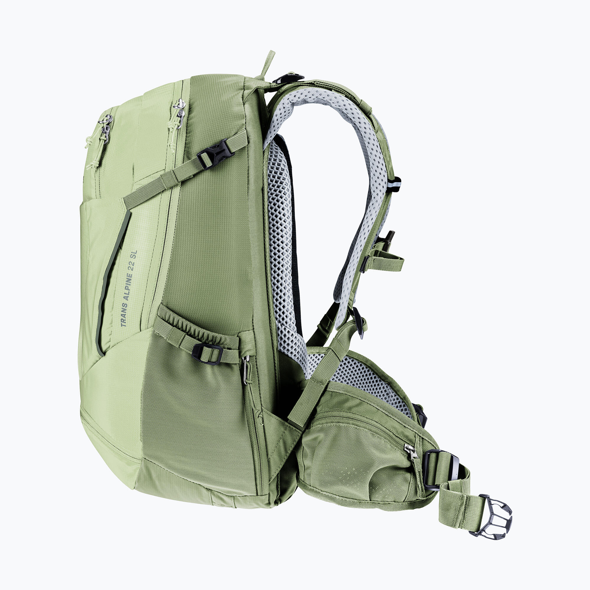 Mochila Deuter Trans Alpine 22 SL mujer 22 L ventilada corte SL mineral grove 7/7