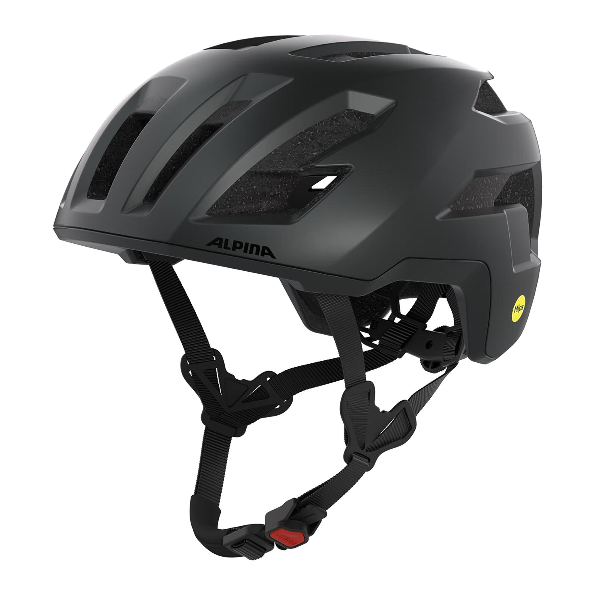 Casque Alpina Taunus Gravel MIPS 59-61 cm noir mat - Olympic Sportswear 5/5