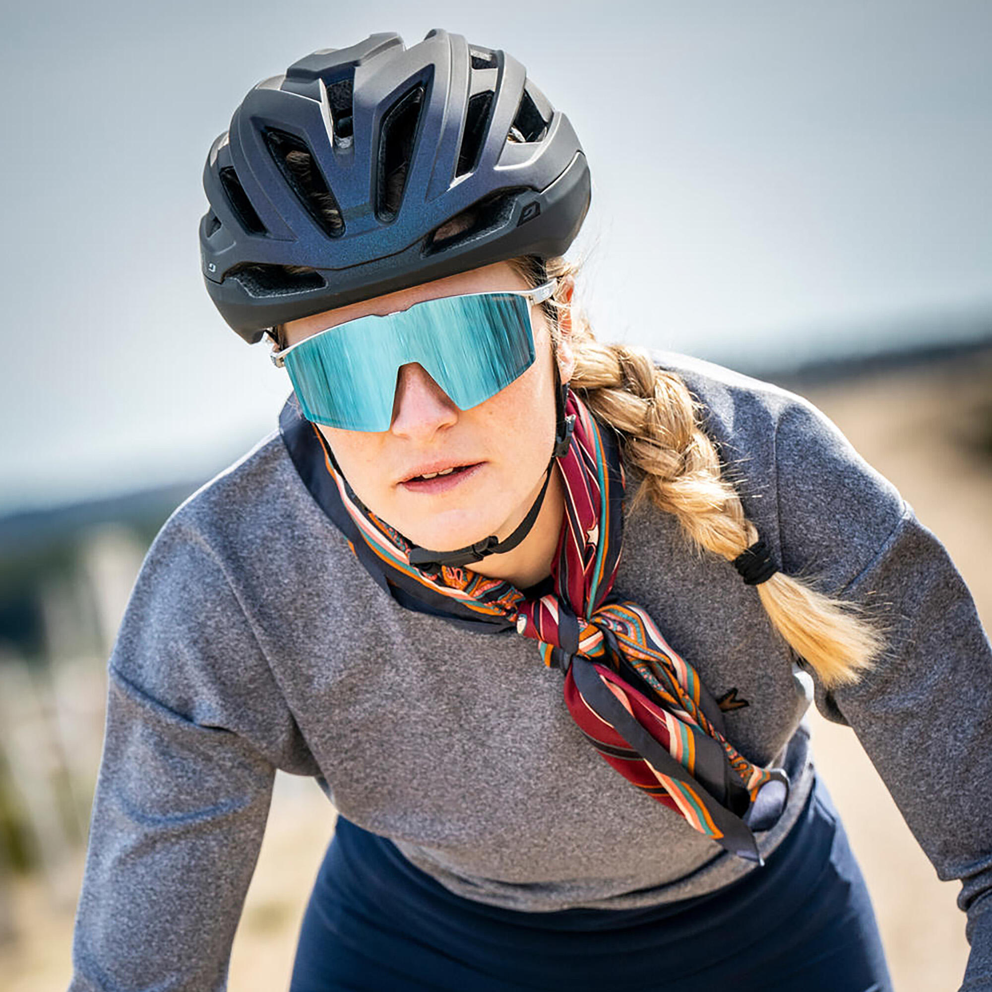 Okulary rowerowe Julbo Edge -  Silver/biały | Spectron cat 3Cf 7/7