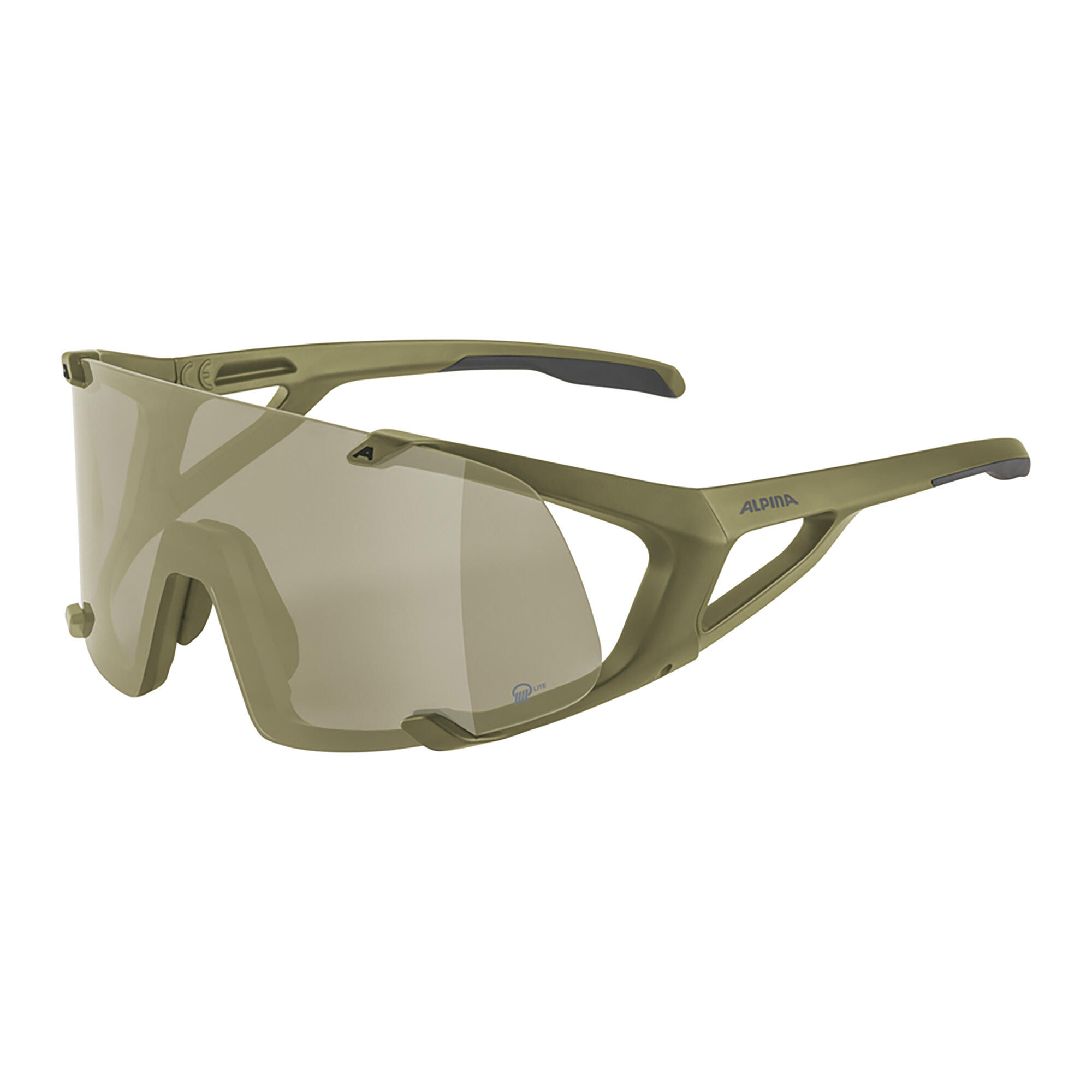 Lunettes de soleil vélo Hawkeye Q-Lite, olive matt 5/5