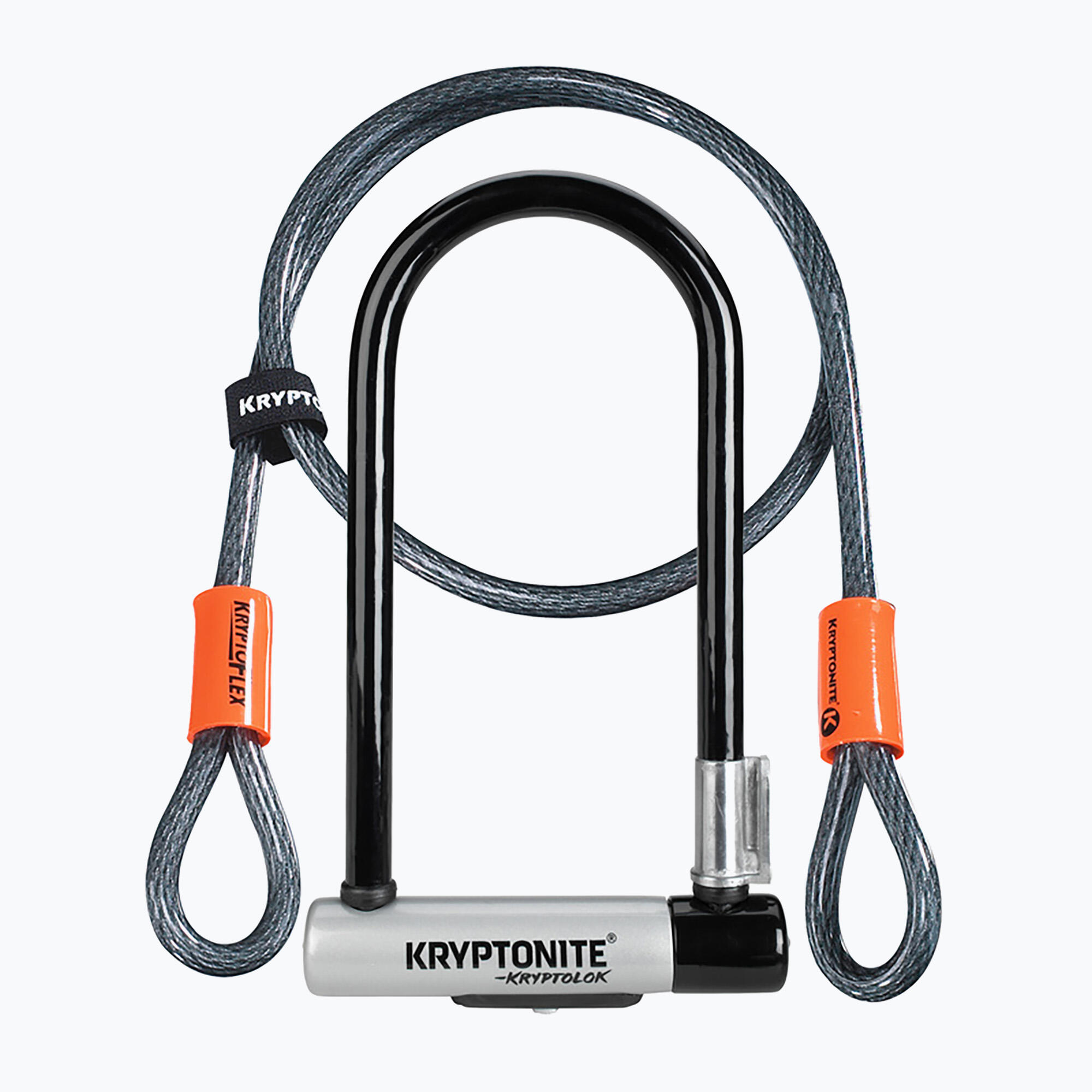 Antivol U Kryptonite Kryptolock Standard avec Câble Kryptoflex 7/7