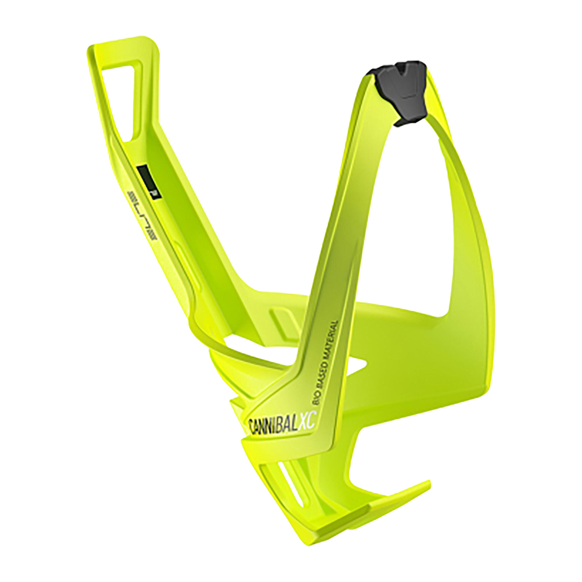 Porte-bidon Elite Cannibal XC Bio-based, jaune néon / noir 2/2