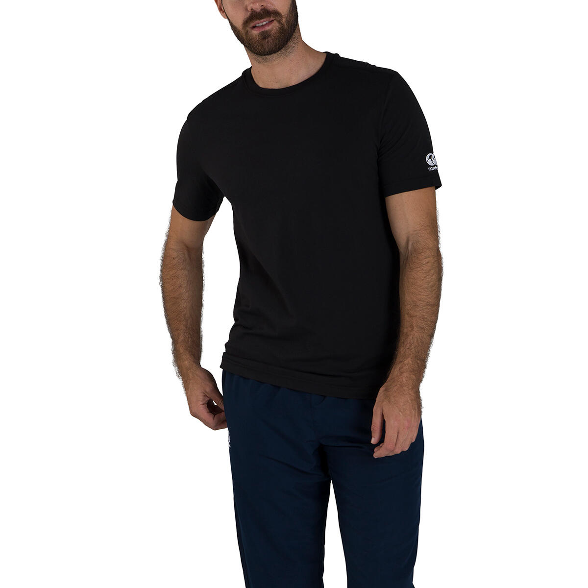 Unisex Adult Club Plain TShirt (Black) 3/3