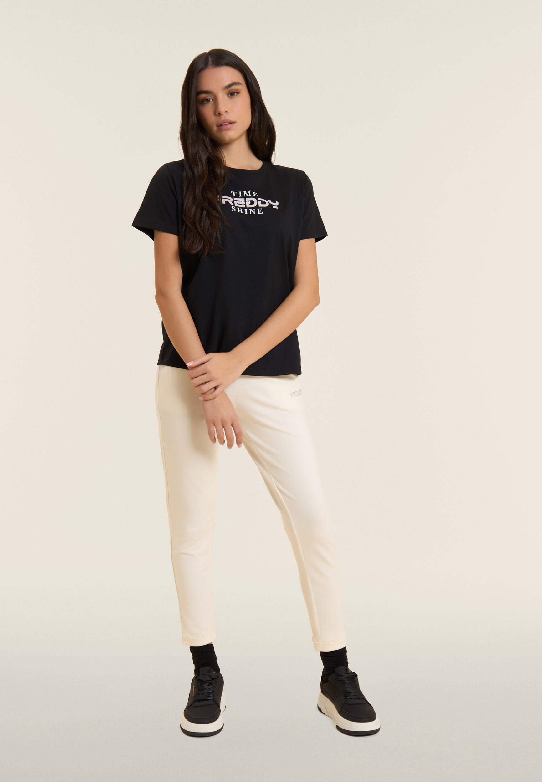 Pantalon de sport court avec revers et paillettes FREDDY 5/5