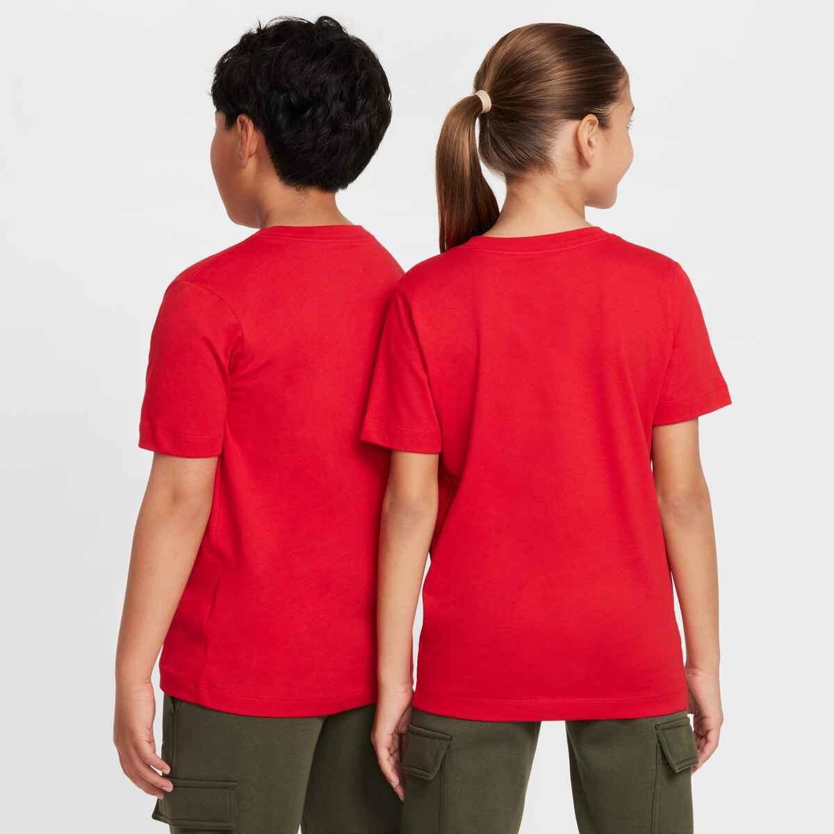 T-shirt junior nike rosso 4/4