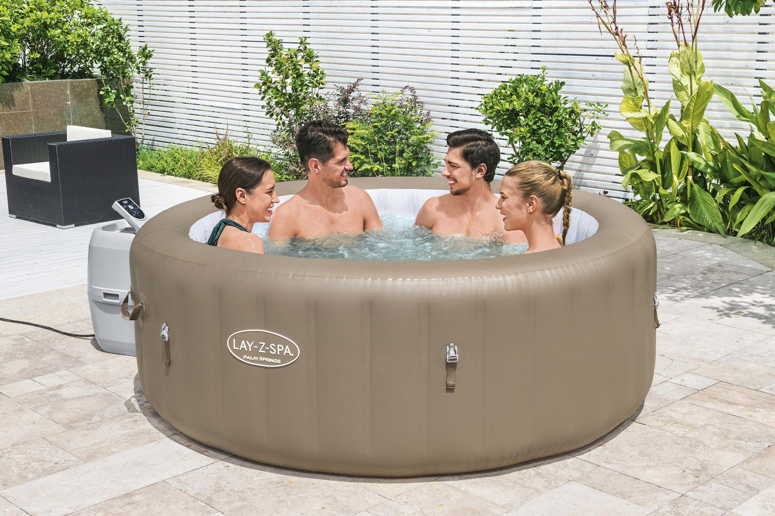 Spa insuflável Bestway Lay-Z-Spa Palm Springs AirJet Ø196x71 cm para 4-6 pessoas 2/7