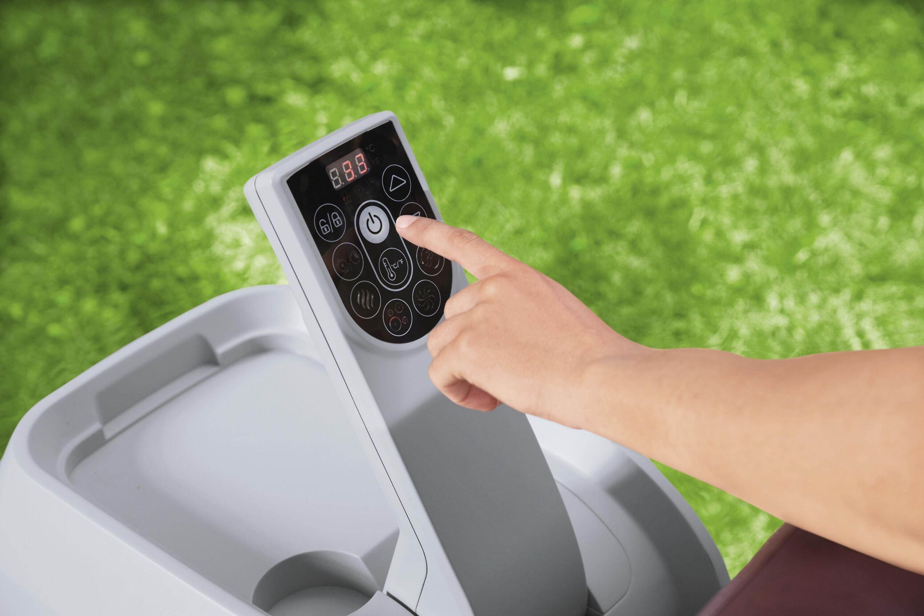 Bestway Spa gonflable carré Lay-Z-Spa Maldives HydroJet Pro 5-7 personnes 7/7