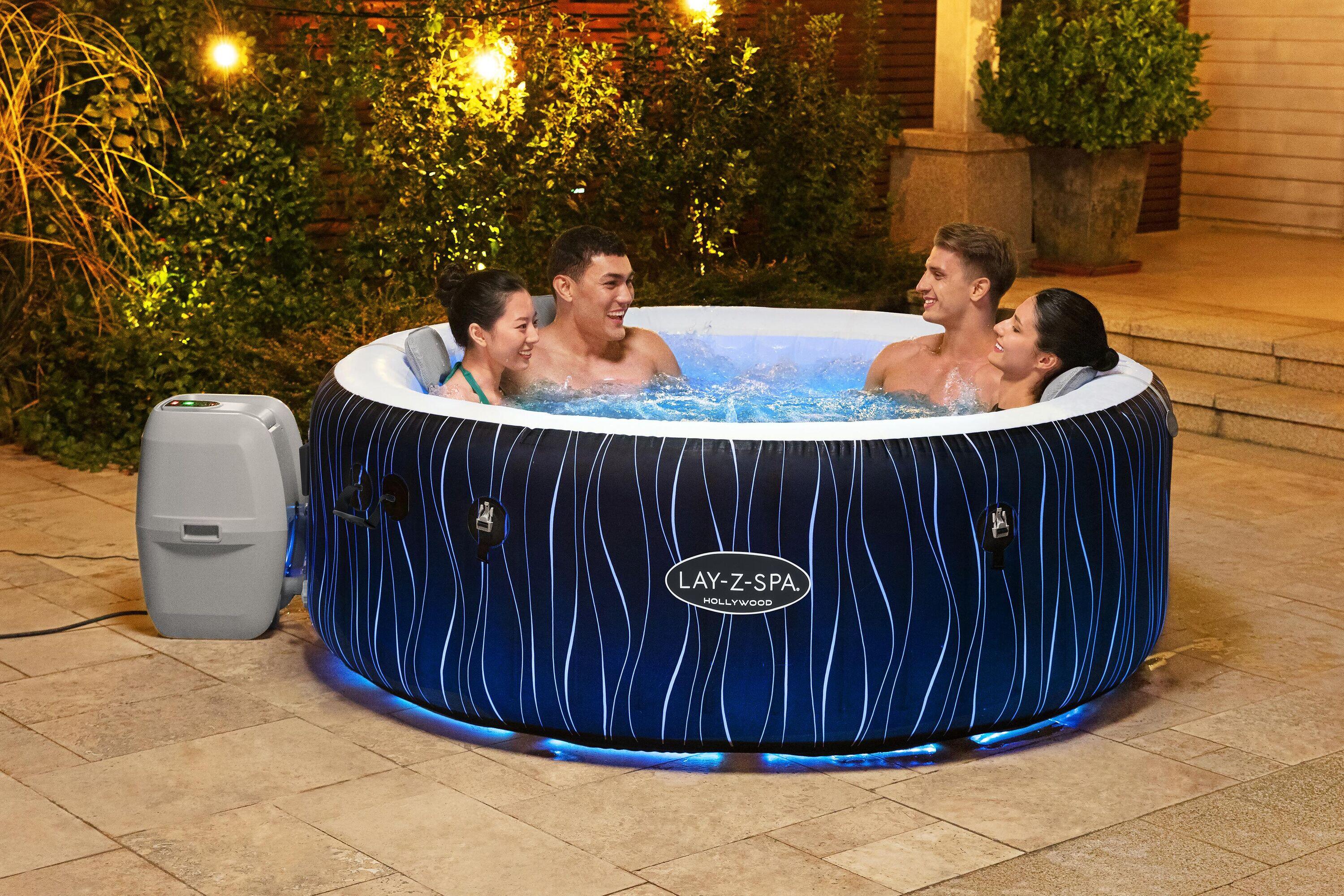 Bestway Spa gonflable rond Lay-Z-Spa Hollywood AirJet 4-6 personnes 3/7