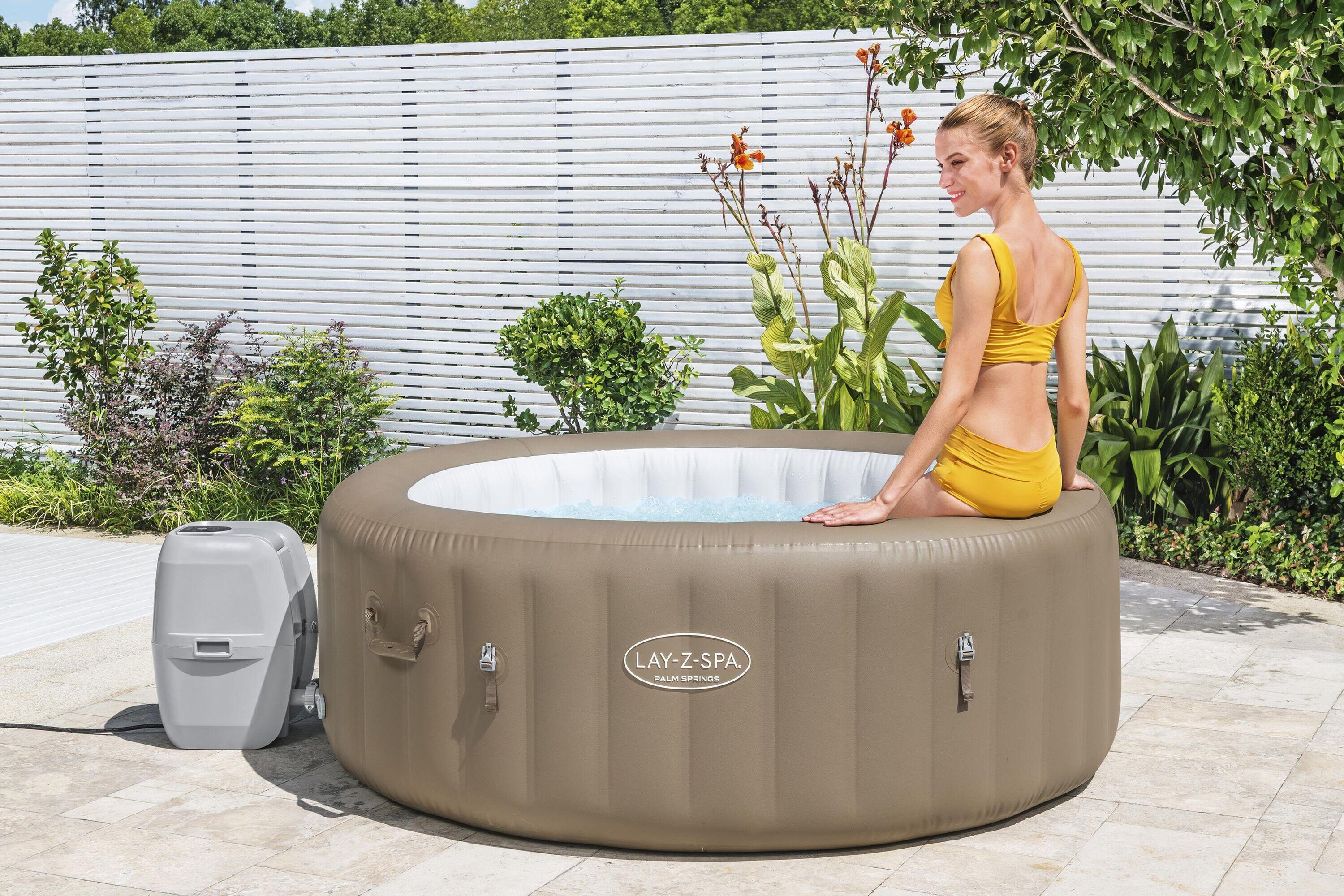 Spa insuflável Bestway Lay-Z-Spa Palm Springs AirJet Ø196x71 cm para 4-6 pessoas 4/7