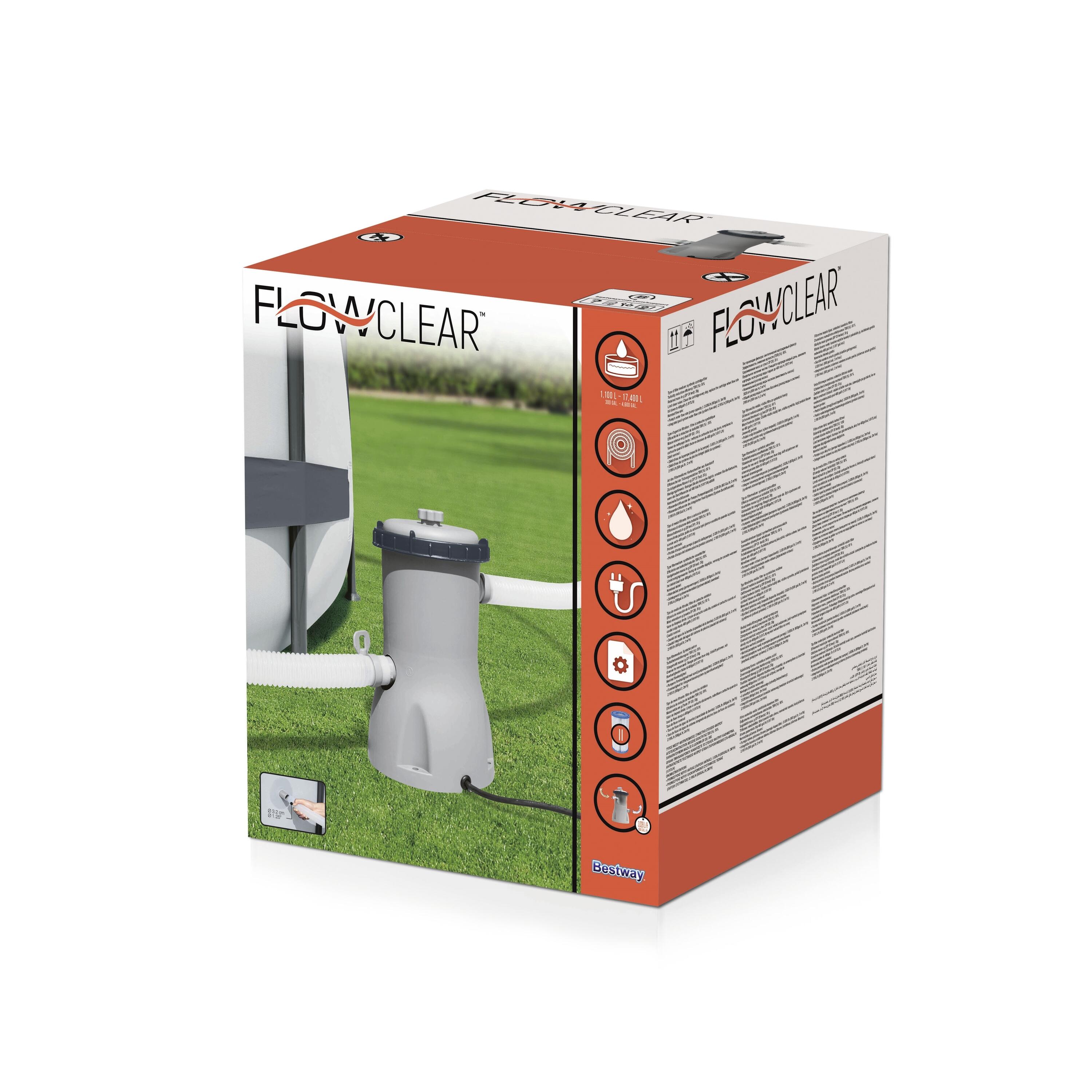 Bomba de Filtragem de 3028 L Flowclear™ 4/7